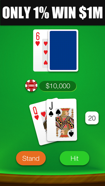 BlackJack 21 - Image screenshot of android app