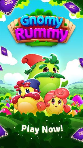 Gnomy Rummy: Shuffle Card Game - Gameplay image of android game