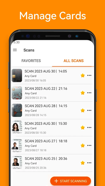 ID Scanner: Card Scan to PDF - Image screenshot of android app