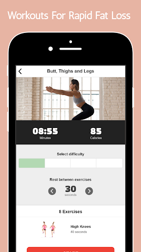 Fat Burning HIIT Cardio Workout - Image screenshot of android app