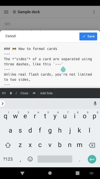 Mochi - Flashcards and notes - عکس برنامه موبایلی اندروید