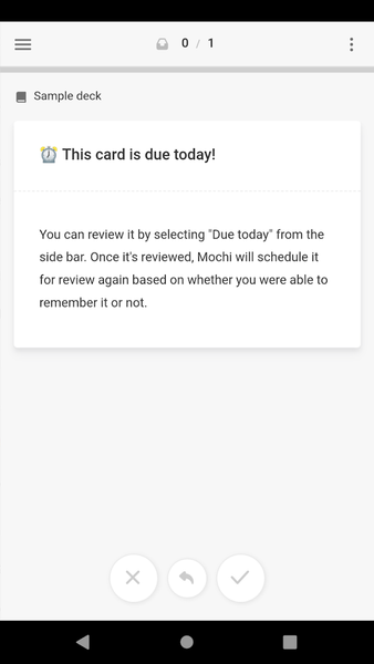 Mochi - Flashcards and notes - عکس برنامه موبایلی اندروید