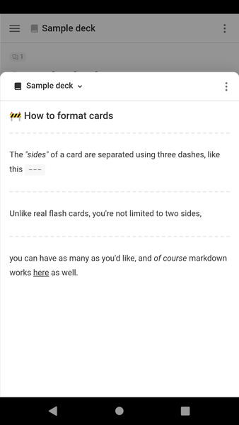 Mochi - Flashcards and notes - عکس برنامه موبایلی اندروید