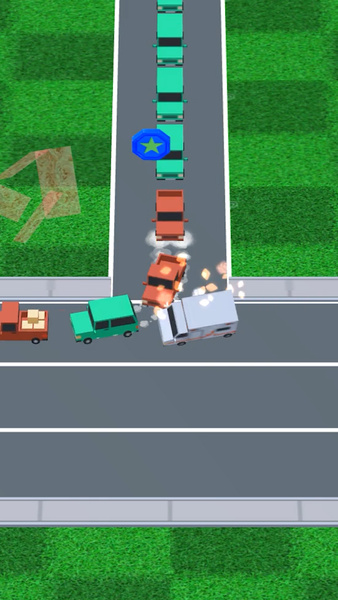 Traffic Intersection - Gameplay image of android game