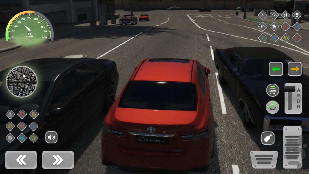 Camry Street Race And Taxi Drive - Gameplay image of android game