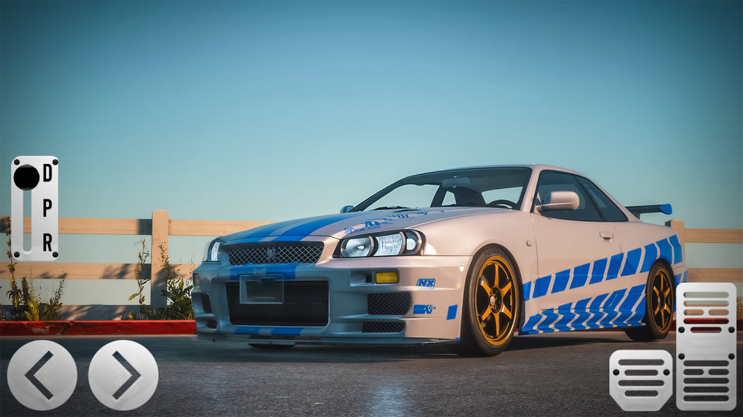 Skyline R34 GTR City Racetrack - عکس بازی موبایلی اندروید