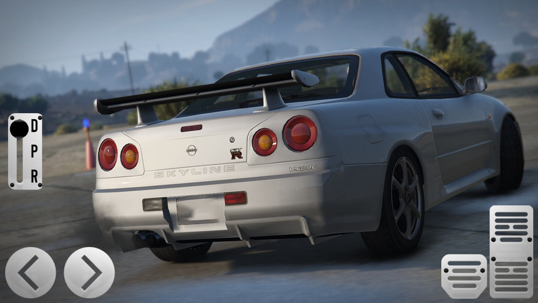 Skyline R34 GTR City Racetrack - Gameplay image of android game
