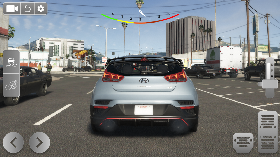 City Driver: Hyundai Veloster - Gameplay image of android game