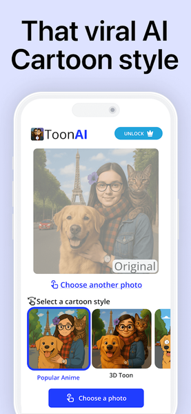 Cartoon Photo Editor ・Toon AI - عکس برنامه موبایلی اندروید