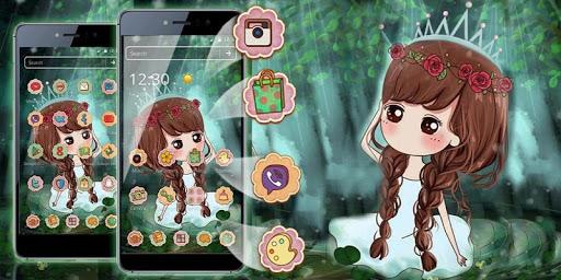 Princess Cute Theme HD - عکس برنامه موبایلی اندروید