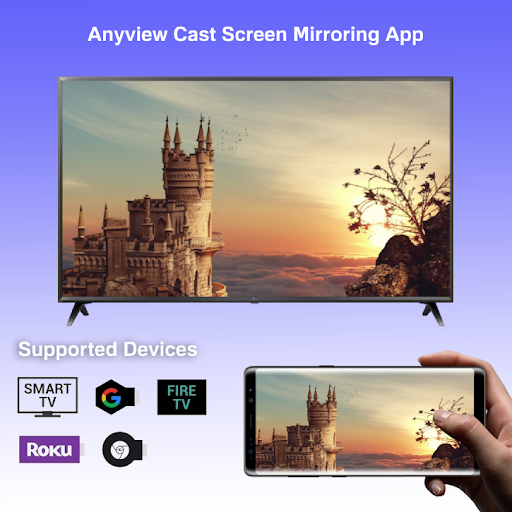 Anyview Cast Mirroring App - Image screenshot of android app