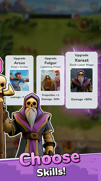 Boom Castle: Tower Defense TD - Gameplay image of android game