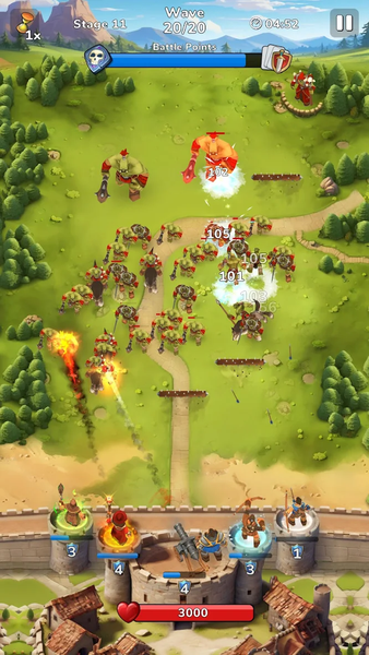 Boom Castle: Tower Defense TD - Gameplay image of android game