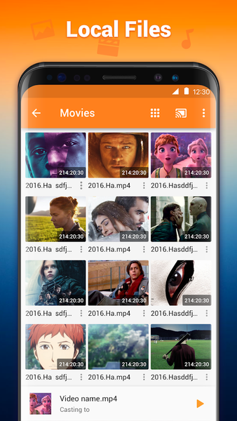 Cast to TV/Chromecast/Roku - Image screenshot of android app