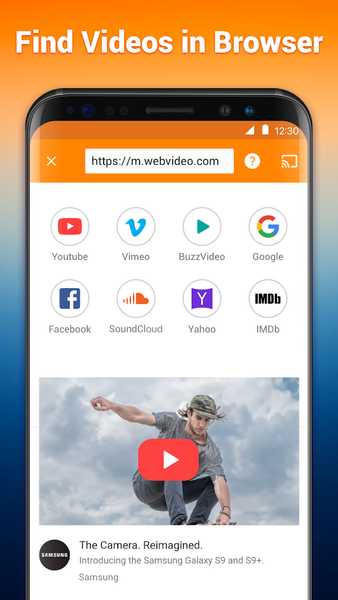 Cast to TV/Chromecast/Roku - Image screenshot of android app