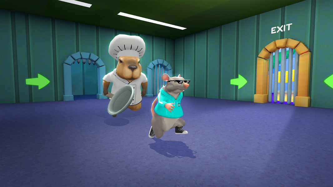 Obby Escape: Prison Rat Dance - عکس بازی موبایلی اندروید