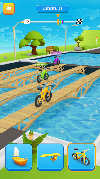 Shape Transform Race - عکس بازی موبایلی اندروید