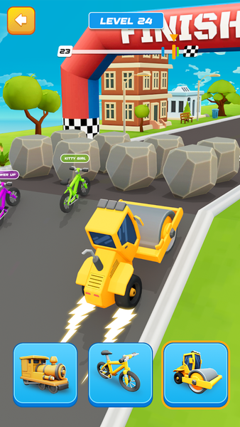 Shape Transform Race - عکس بازی موبایلی اندروید