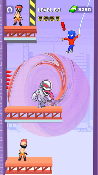 Swing Hero: Rope Fighter - عکس بازی موبایلی اندروید