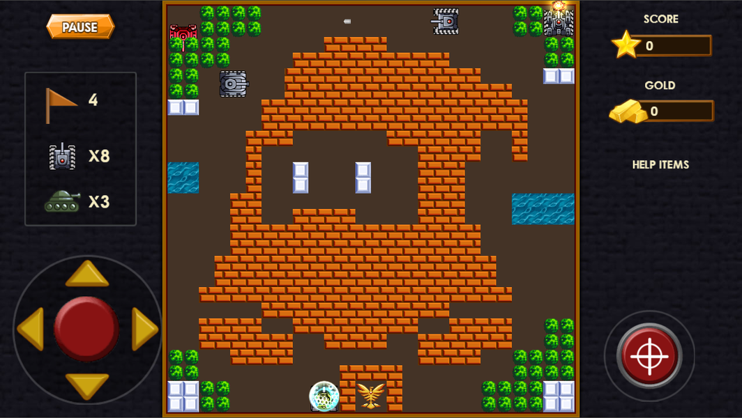 Tank 1990 - Battle Legend - Gameplay image of android game