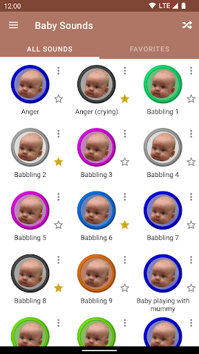 Baby Sounds - Image screenshot of android app