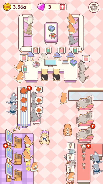 Cat Hostel: Idle Tycoon Games - عکس بازی موبایلی اندروید