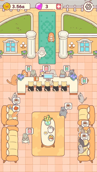Cat Hostel: Idle Tycoon Games - عکس بازی موبایلی اندروید