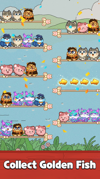 Cat Sort Puzzle: Cute Pet Game - عکس بازی موبایلی اندروید