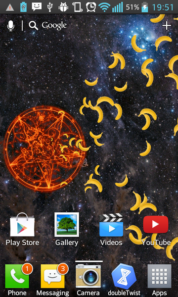 Space Portal Live Wallpaper - Image screenshot of android app