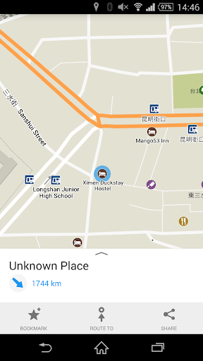 Map2Geo :Transfer to other map - Image screenshot of android app