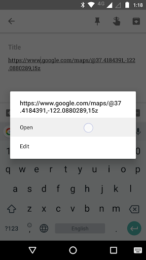 Map2Geo URL Injector - Image screenshot of android app