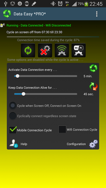 Data Switch Save Battery Easy - Image screenshot of android app