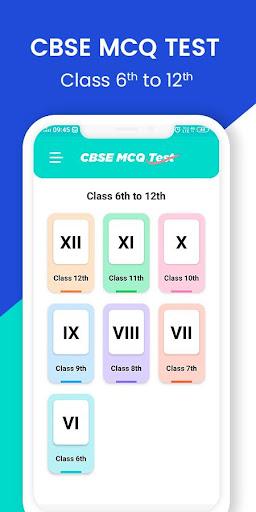 CBSE MCQ Test - Image screenshot of android app