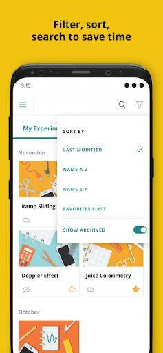 Arduino Science Journal - عکس برنامه موبایلی اندروید