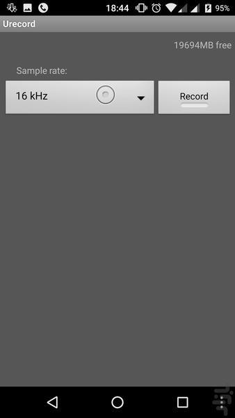 Urecord - Image screenshot of android app