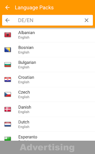 dict.cc dictionary - عکس برنامه موبایلی اندروید