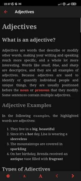 English Grammar - عکس برنامه موبایلی اندروید