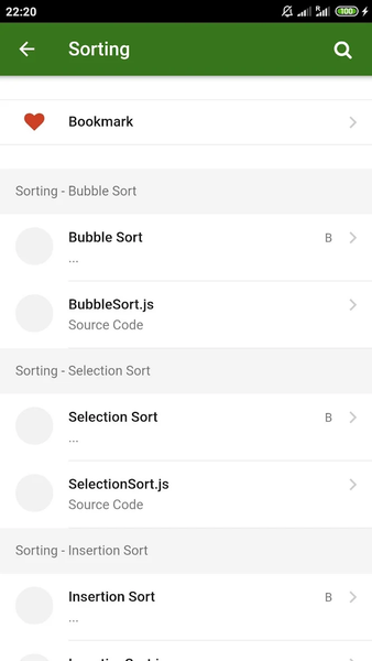 JavaScript Algorithms and Data - عکس برنامه موبایلی اندروید