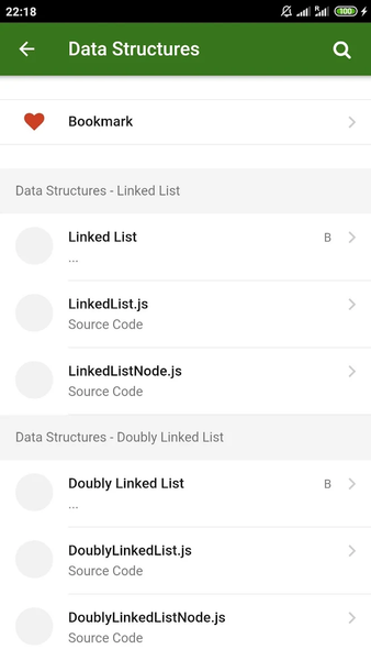 JavaScript Algorithms and Data - عکس برنامه موبایلی اندروید