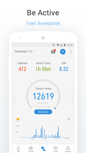 Pacer Pedometer & Step Tracker - Image screenshot of android app