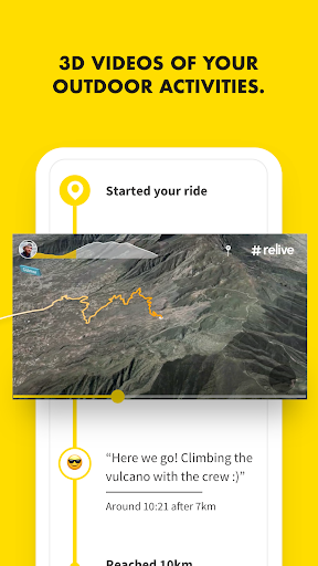 Relive: Run, Ride, Hike & more - Image screenshot of android app
