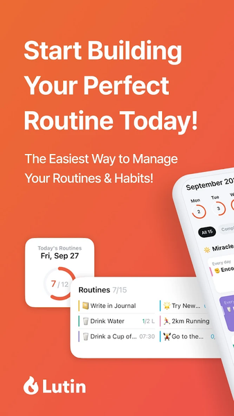 Lutin - Routine, Habit Tracker - عکس برنامه موبایلی اندروید