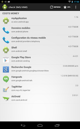 SMS/MMS Spy Detector - عکس برنامه موبایلی اندروید