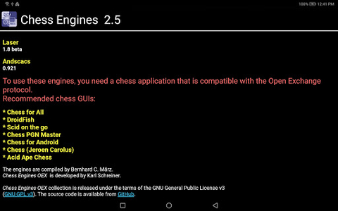 Chess Engines OEX Game for Android - Download