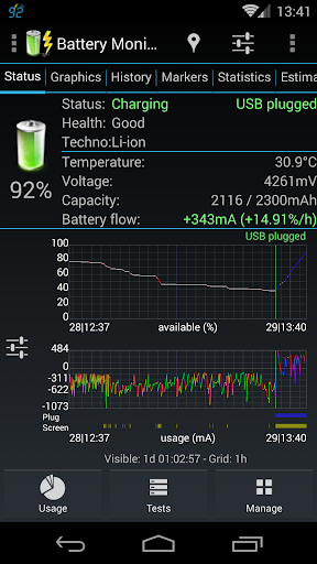 3C Battery Monitor Widget - عکس برنامه موبایلی اندروید