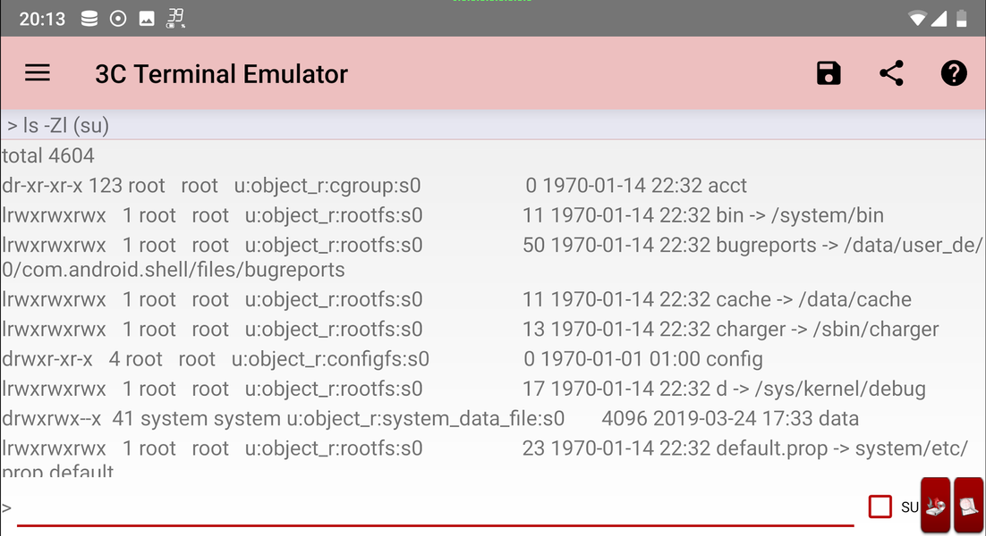 3C Terminal Emulator - Image screenshot of android app