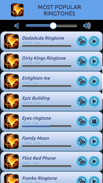 Most Popular Ringtones - عکس برنامه موبایلی اندروید