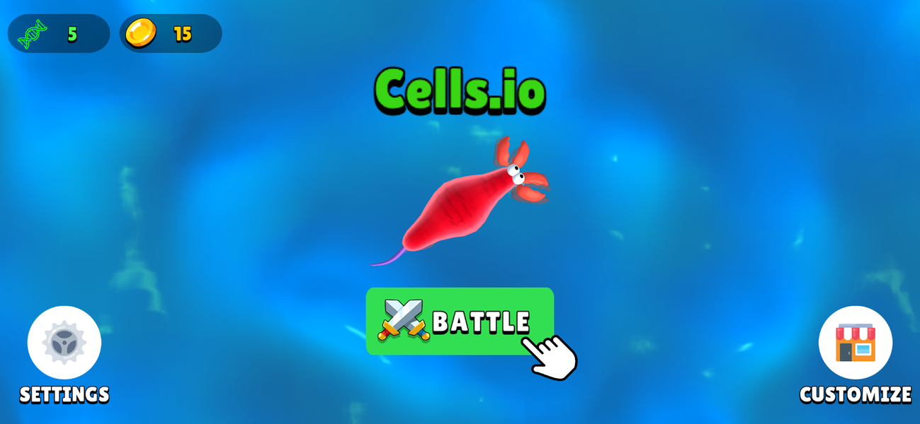 Cells.io - Gameplay image of android game