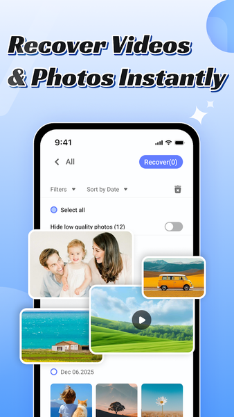 Video Recovery&Recover Photo - Image screenshot of android app