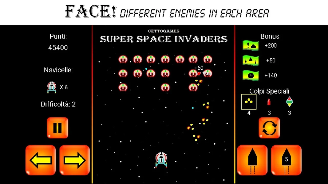 Space Invaders: Super Space - عکس بازی موبایلی اندروید
